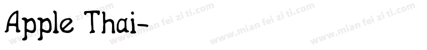 Apple Thai字体转换